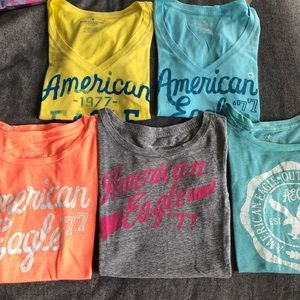 American Eagle Graphic Tee Bundle